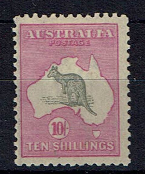 Image of Australia SG 43a Var LMM British Commonwealth Stamp